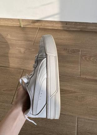 Оригинальные белые кроссовки puma5 фото