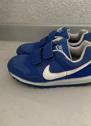 Детские кроссы nike md runner синие 31,5р2 фото