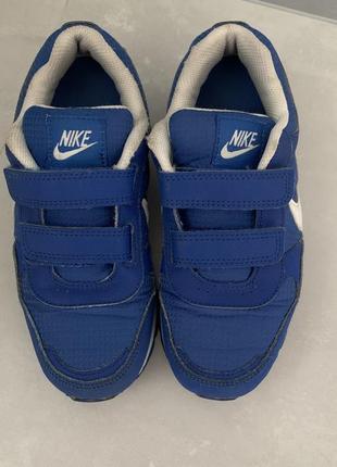 Детские кроссы nike md runner синие 31,5р4 фото