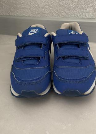 Детские кроссы nike md runner синие 31,5р3 фото