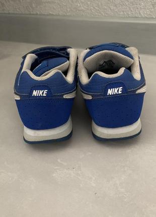 Детские кроссы nike md runner синие 31,5р5 фото