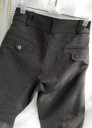Бермуди 🍃 шорти капрі нижче коліна бріджі костюмна тканина класичні прямі5 фото