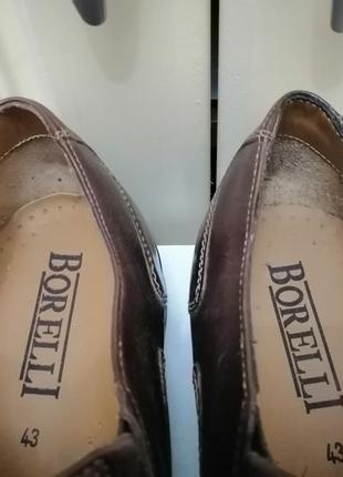 Туфли шкиряni borelli на стопу 29 см состояние новых.5 фото