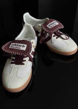 Adidas samba wales bonner white bordo