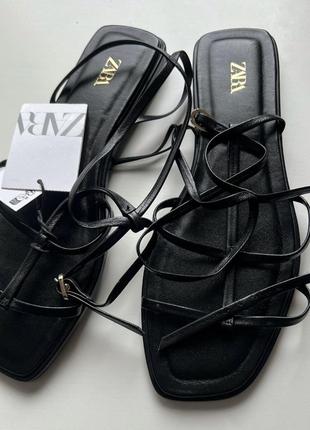 Сандали босоножки zara 38 (24стелька 24,5)5 фото