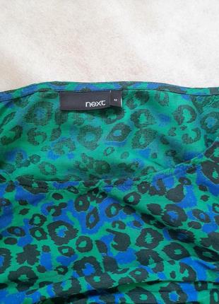 Блузка с коротким рукавом в принт "леопард" от бренда next2 фото