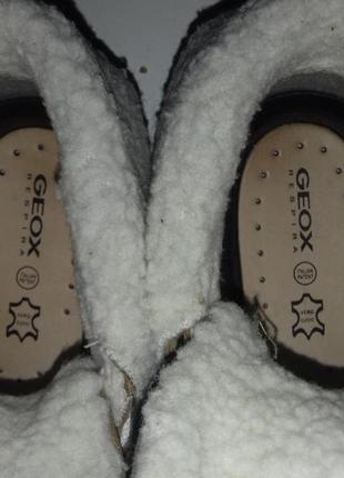 Ботинки, кеды geox respira (джеокс),утепленные, дышащая обувь, кожа.7 фото