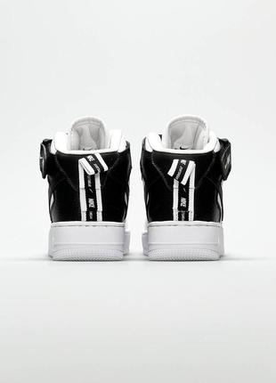 Женские кроссовки nike air force 1 high utility white black4 фото