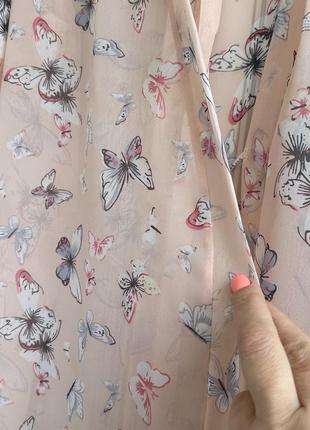 🧡🧡🧡нежный брендовый халат в бабочках2 фото