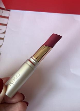 Kiko hydra shine lip stylo 05 розовая бордовая увлажняющая помада nyx mac inglot