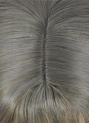 Стильній длинный парик из синтетических волос с челкой-70см4 фото