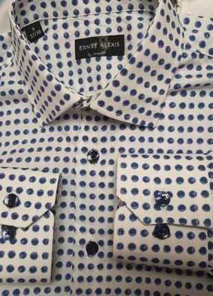 Ernst alexis новая стильная 100% хлопковая рубашка люкс качества1 фото