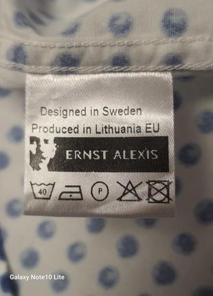 Ernst alexis новая стильная 100% хлопковая рубашка люкс качества2 фото