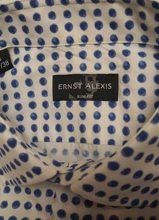 Ernst alexis новая стильная 100% хлопковая рубашка люкс качества5 фото