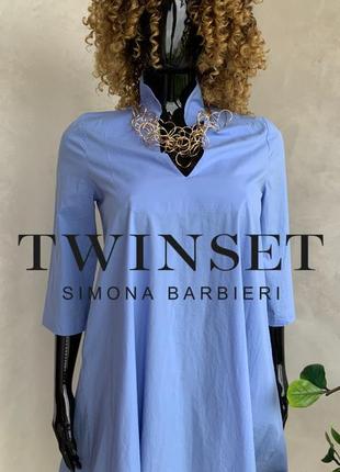 Twin set pinko max mara liu jo летнее просторное платье сиреневого цвета1 фото