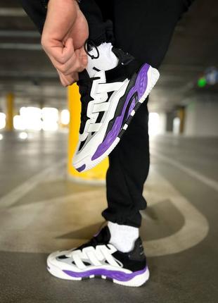 Мужские кроссовки адидас нейтбол adidas niteball "white purple"4 фото