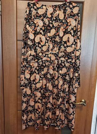 Трикотажна сукня турецький огірок 60-62р8 фото