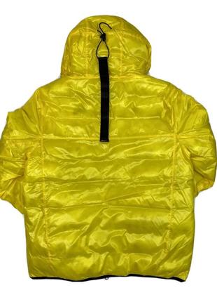Nike synthetic fill windrunner repel jacket yellow black4 фото