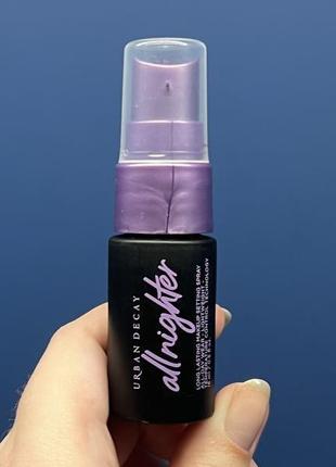 Urban decay all nighter makeup setting spray спрей для закрепления фиксатор макияжа mac nyx3 фото