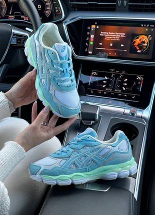 Asics gel - nyc blue mint3 фото