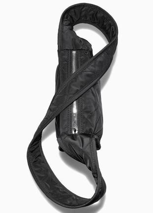 Новая черная стеганая сумка кроссбоди cos нейлон бананка bimba y lola &amp; other stories arket massimo8 фото