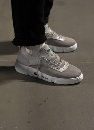 Р.40-44 кроссовки lacoste silver lc023