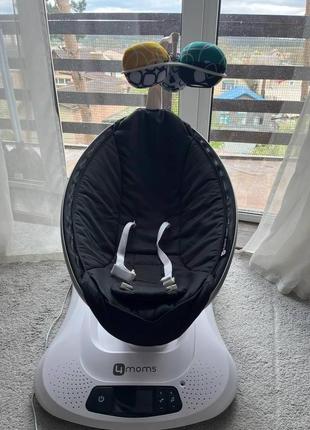 Крісло-гойдалка 4moms 4.0 детский укачивающий центр mamaroo чорний2 фото