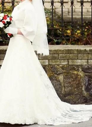Свадебное платье размер 40-421 фото