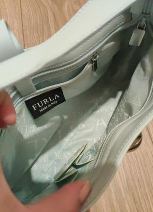 Сумка багет furla кожа4 фото