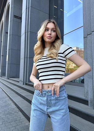 Футболка в рубчик