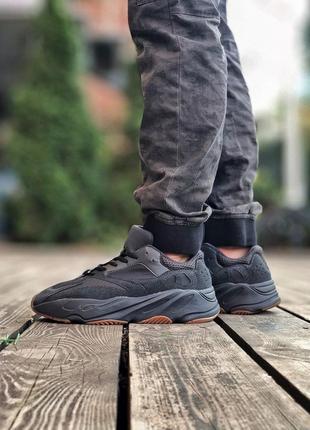 Мужские кроссовки adidas yeezy boost 700 black6 фото