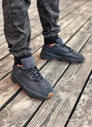 Мужские кроссовки adidas yeezy boost 700 black9 фото