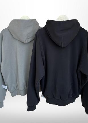 Yzy yeezy gap double layer heavy zip hoodie базовые зип худи оригинал balenciaga2 фото