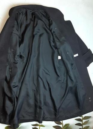 🌿1+1=3 шикарное темно-серое двухбортное пальто pierre шерсть+кашемир, размер 50 - 524 фото