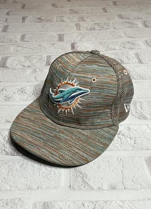 Кепка літня new era nfl dolphins бейсболка оригінал