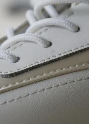 Крутые брендовые кожаные кроссовки белые 41 р 27 см9 фото