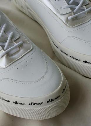 Крутые брендовые кожаные кроссовки белые 41 р 27 см4 фото