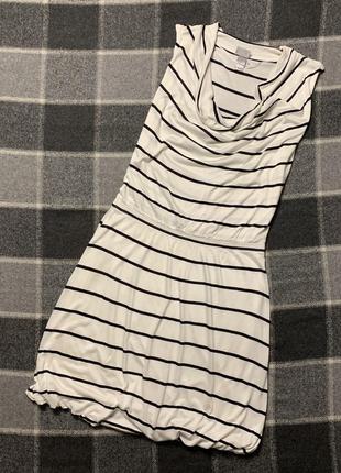 Женское платье в полоску h&amp;m1 фото