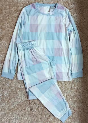Тепленькая пижама (микро плюш) 10-12 размер, евро 38-40