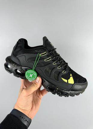 Чоловічі кросівки найк аір макс тераскейп плюс чорні з жовтим / nike air max  terrascape plus4 фото