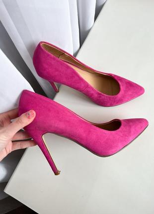 Идеальные розовые туфли лодочки1 фото