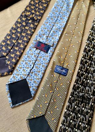 Шовкові краватки з фауною краватка шовк4 фото