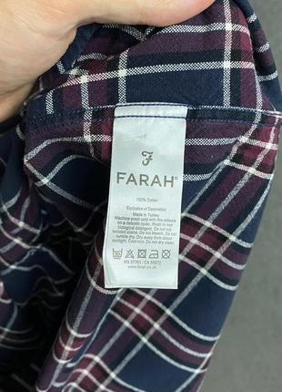 Клетчатая рубашка от бренда farah6 фото