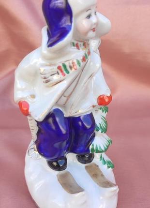 Порцелянова статуетка, "хлопчик на лижах", кіївський екхз