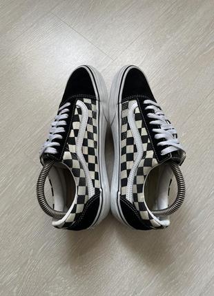 Vans old school primary check кеди4 фото