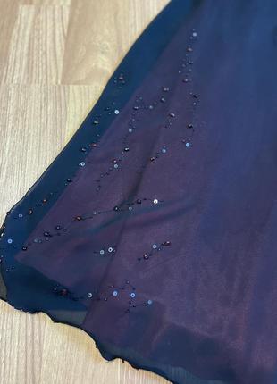 Платье сочетание нарядное по фигуре с вырезом водопад винтажное4 фото