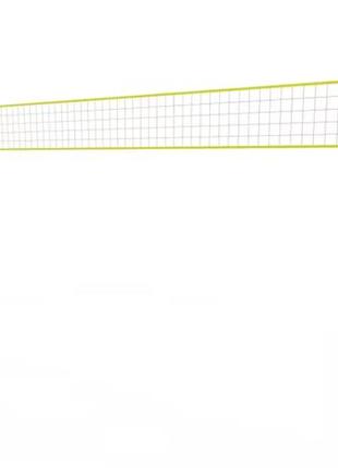 Комплект для пляжного волейбола copaya bv500 2,43 х 9м регулируемые опоры желтый4 фото
