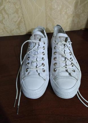 Кеды классические converse кожа1 фото