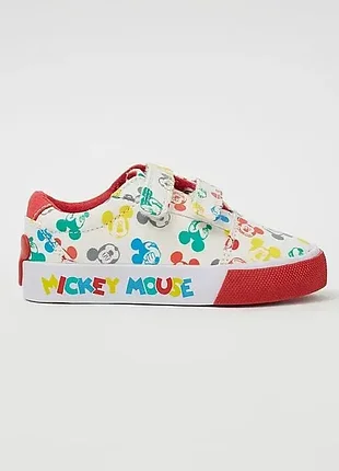 Круті кеды на липучці mickey mouse george, р-р 22, уст 14-14,5 см. не ношені