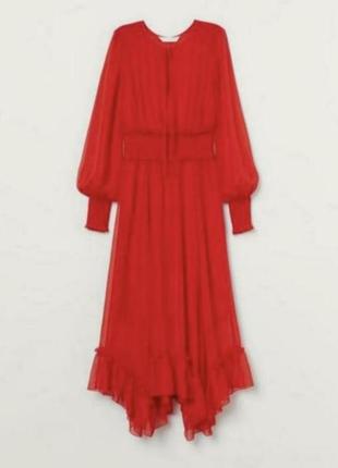 Шикарна шифонова сукня 46-501 фото